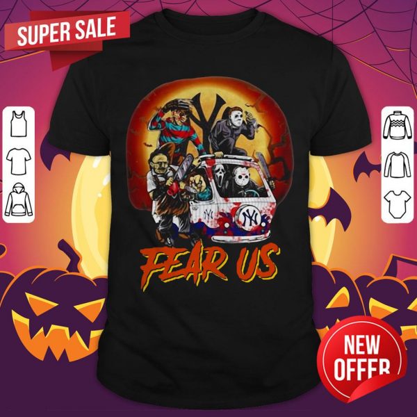 Horror Character Fear Us Halloween Shirt
