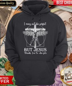 I May Not Be Perfect But Jesus Thinks I'M To Die For Hoodie