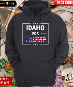 Idaho Votes For Trump American Flag Hoodie