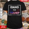 Idaho Votes For Trump American Flag Shirt