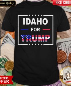 Idaho Votes For Trump American Flag Shirt
