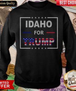 Idaho Votes For Trump American Flag Sweatshirt