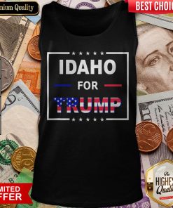 Idaho Votes For Trump American Flag Tank Top