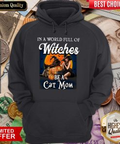 In A World Full Of Witches Be A Cat Mom Pumpkin Halloween Hoodie
