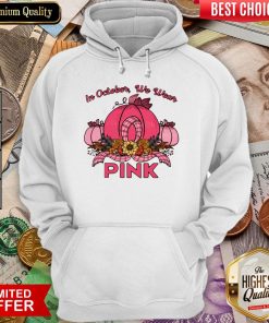 In October We Wear Pink Halloween Hoodie