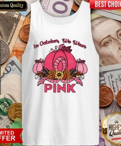 In October We Wear Pink Halloween Tank Top