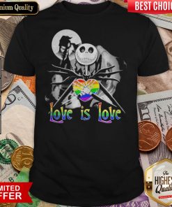 Jack Skellington Hug Heart Love In Love Nightmare Before Christmas Shirt