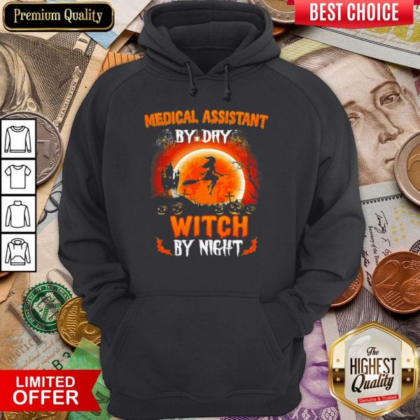 Medical Assistant By Dry Witch By Night Halloween Sunset Hoodie