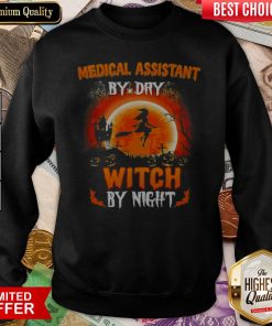 Medical Assistant By Dry Witch By Night Halloween Sunset Sweatshirt