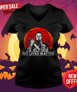 Michael Myers Nolives Matter Moon Halloween V-neck