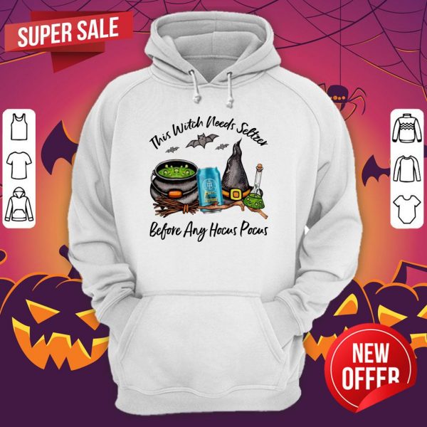 Mother Earth California Creamin This Witch Needs Seltzer Before Any Hocus Pocus Halloween Hoodie