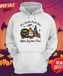 Natural Light Bottle This Witch Needs Beer Before Any Hocus Pocus Halloween Hoodie