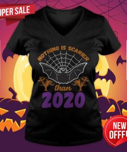 Nothing Is Scarier Than 2020 Halloween Bat V-neck