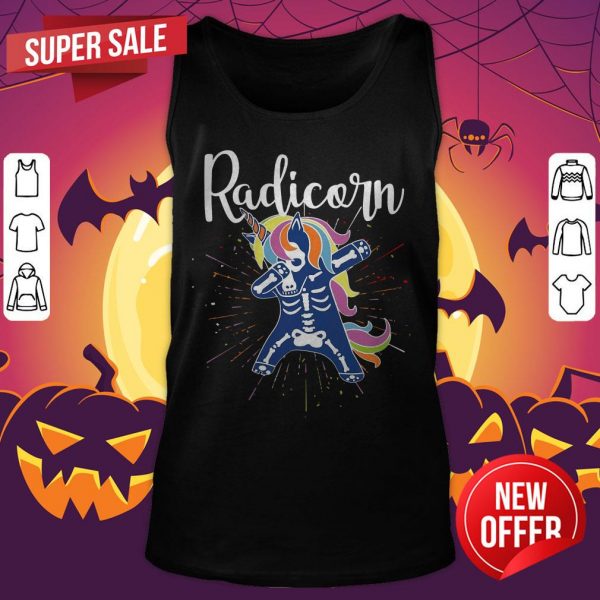 Official Radicorn Dabbing Halloween Tank Top
