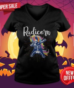 Official Radicorn Dabbing Halloween V-neck