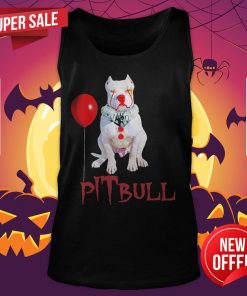 Pitbull Pennywise Halloween Stephent King It Tank Top