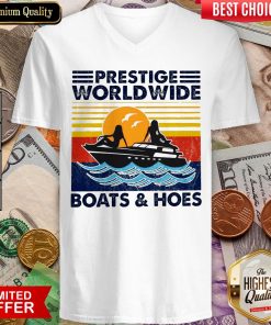 Prestige Worldwide Boats And Hoes Vintage V-neck