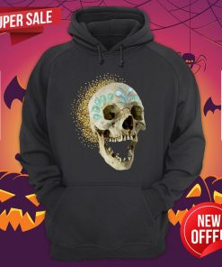 Realistic Sugar Skull Day Of The Dead Hoodie
