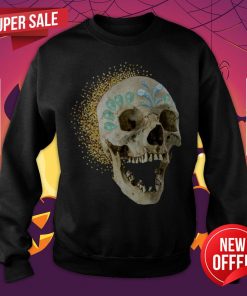 Realistic Sugar Skull Day Of The Dead Sweatshirt