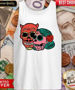 Skulls Couple Day Of The Dead ShirtSkulls Couple Day Of The Dead Tank Top