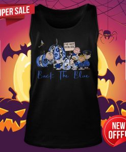 Snoopy And Friend I'Ve Got Your Six Nack The Blue Halloween Tank Top