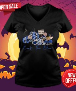 Snoopy And Friend I'Ve Got Your Six Nack The Blue Halloween V-neck