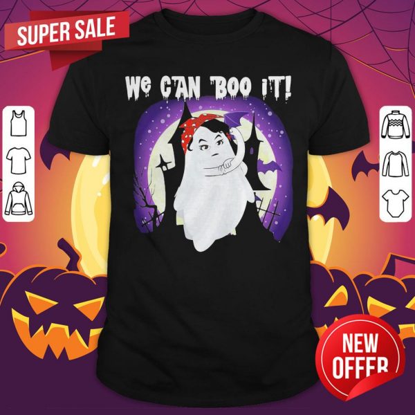 Strong Girl Ghost We Can Boo It Halloween Shirt