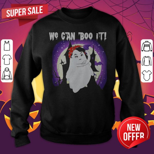 Strong Girl Ghost We Can Boo It Halloween Sweatshirt