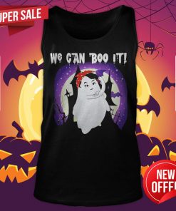Strong Girl Ghost We Can Boo It Halloween Tank Top