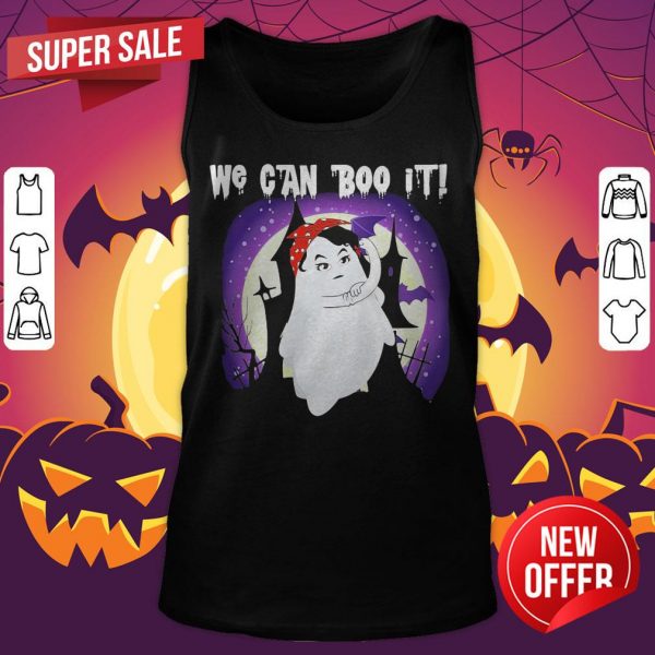 Strong Girl Ghost We Can Boo It Halloween Tank Top