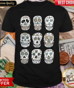 Sugar Skulls Dia De Muertos Day Of The Dead Shirt