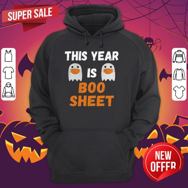 This Year Is Boo Sheet Ghost In Mask Halloween Custome Hoodie