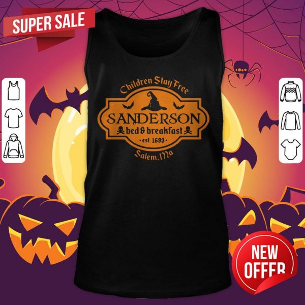 Witch Children Stay Free Sanderson Bed And Breakfast East 1693 Salem Tank Top