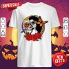 Woman Day Of The Dead Sugar Skull Makeup Shirt