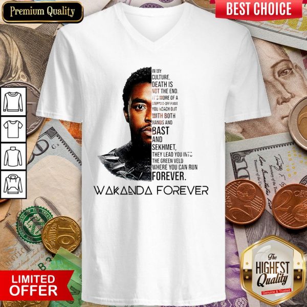 You Can Run Forever Wakanda Forever V-neck