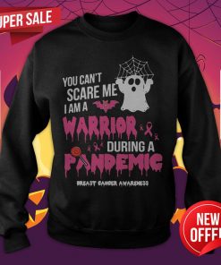You Can'T Scare Me I Am A Nurse During A Pandemic Ghost Halloween Sweatshirt