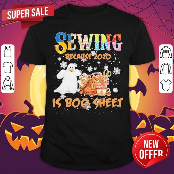 Autism Sewing Because 2020 Is Boo Sheet Merry Christmas Shirt