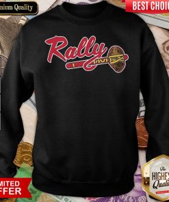 Awesome Rally Potato Atlanta Baseball Sweatshirt - Design By Viewtees.com