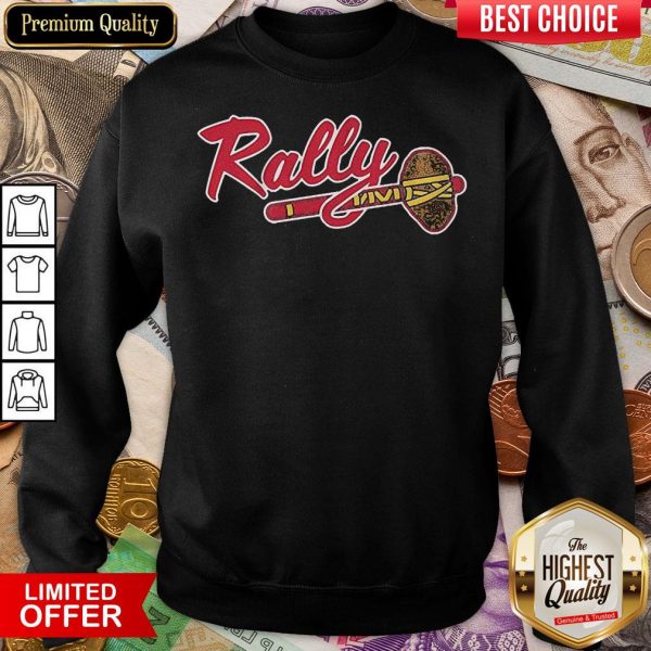Awesome Rally Potato Atlanta Baseball Sweatshirt - Design By Viewtees.com