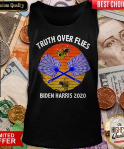 Biden Truth Over Flies Fly Swatter VP Harris 2020 Tank Top