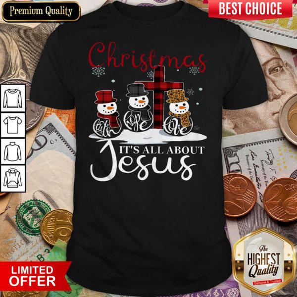 Christmas It'S All About Jesus Shirt