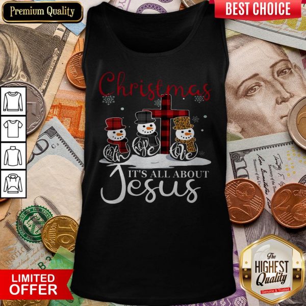 Christmas It'S All About Jesus Tank Top