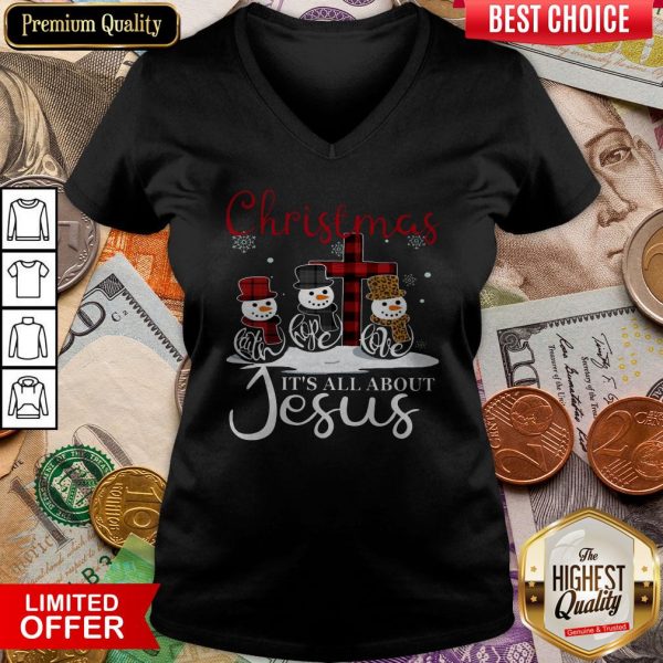 Christmas It'S All About Jesus V-neck