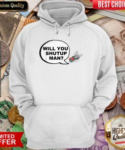 Fly Hits Mike Pence White Swatter Hoodie