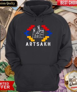 Funny Artsakh Strong Armenia Support Artsakh Flag Hoodie - Design By Viewtees.com