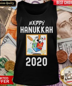 Funny Hanukkah 2020 Sanitizer And Challah Tank Top - Design By Viewtees.com