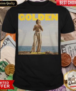 Funny Harry Styles Golden Shirt - Design By Viewtees.com