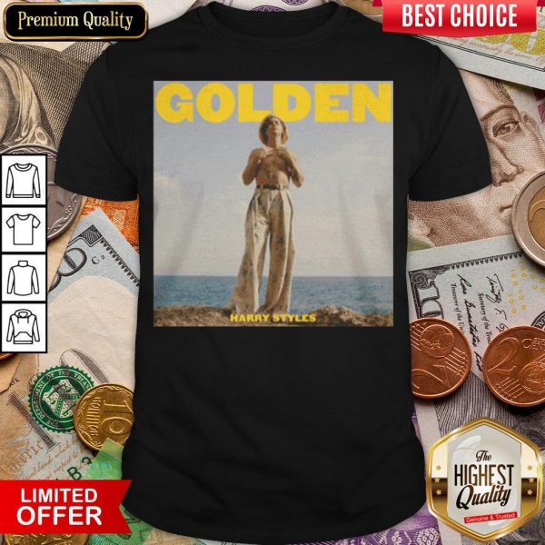 Funny Harry Styles Golden Shirt - Design By Viewtees.com