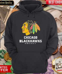 Funny Logo NHL Chicago Blackhawks Hockey Hoodie - Design By Viewtees.com