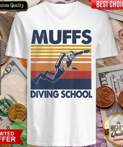 Funny Muffs Diving School Shirt Scuba Diving Funny V-neck - Design By Viewtees.com